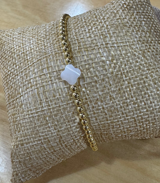 Clover Clover White Bracelet