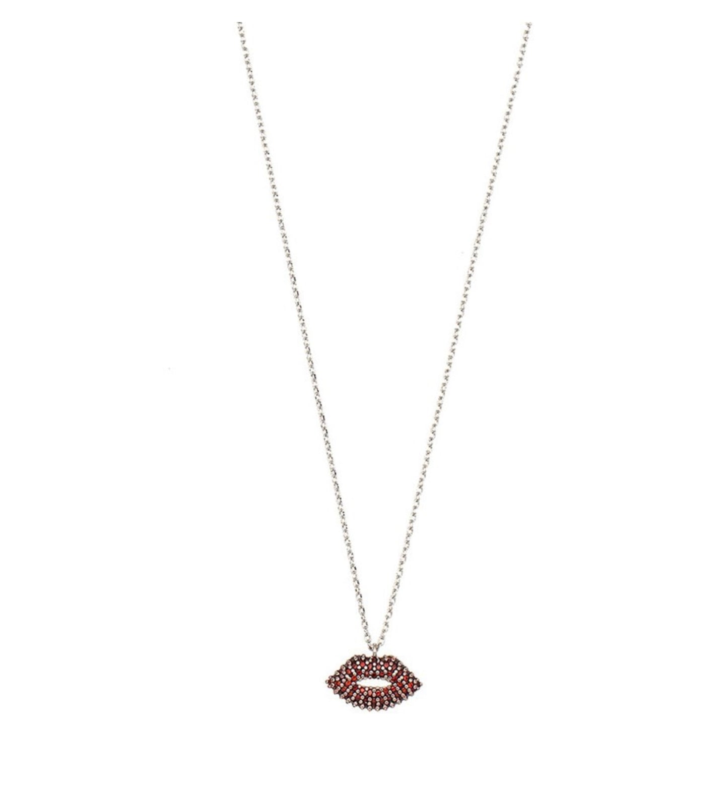 Lip Pendant Necklace