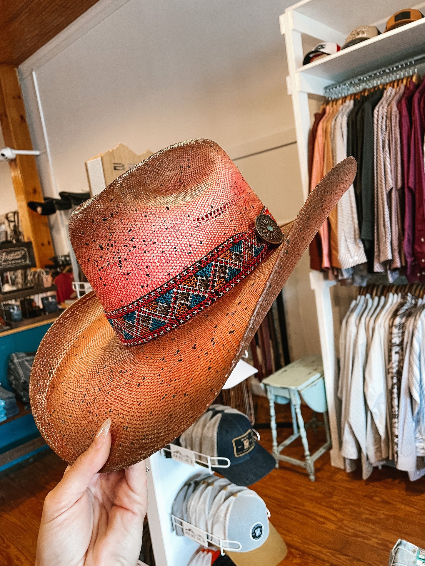 Cherry Desert Dancin Straw Hat