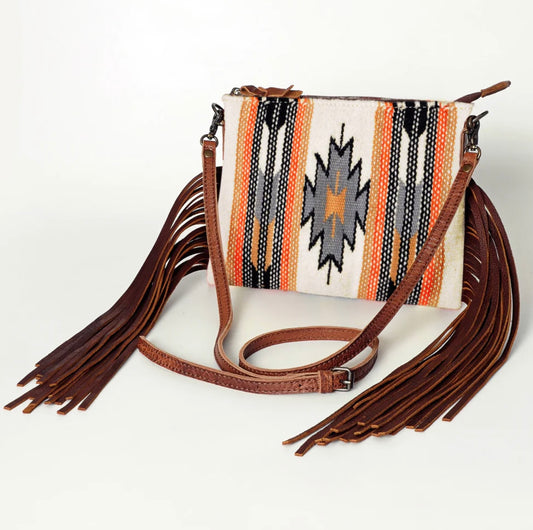 Burnt Aztec Crossbody