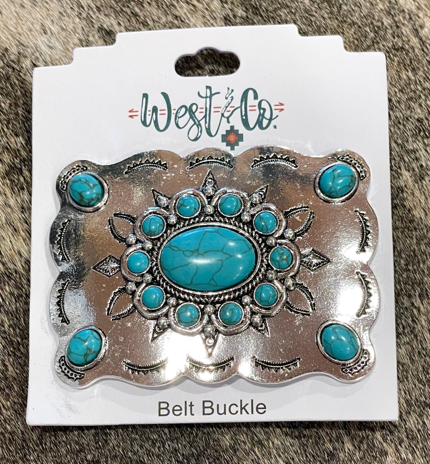 Turquoise Bowtie Buckle