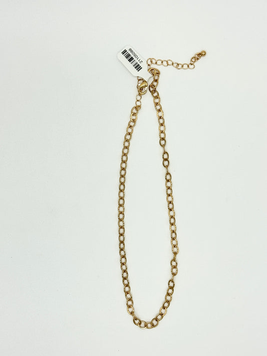 Gold Circle Chain Choker