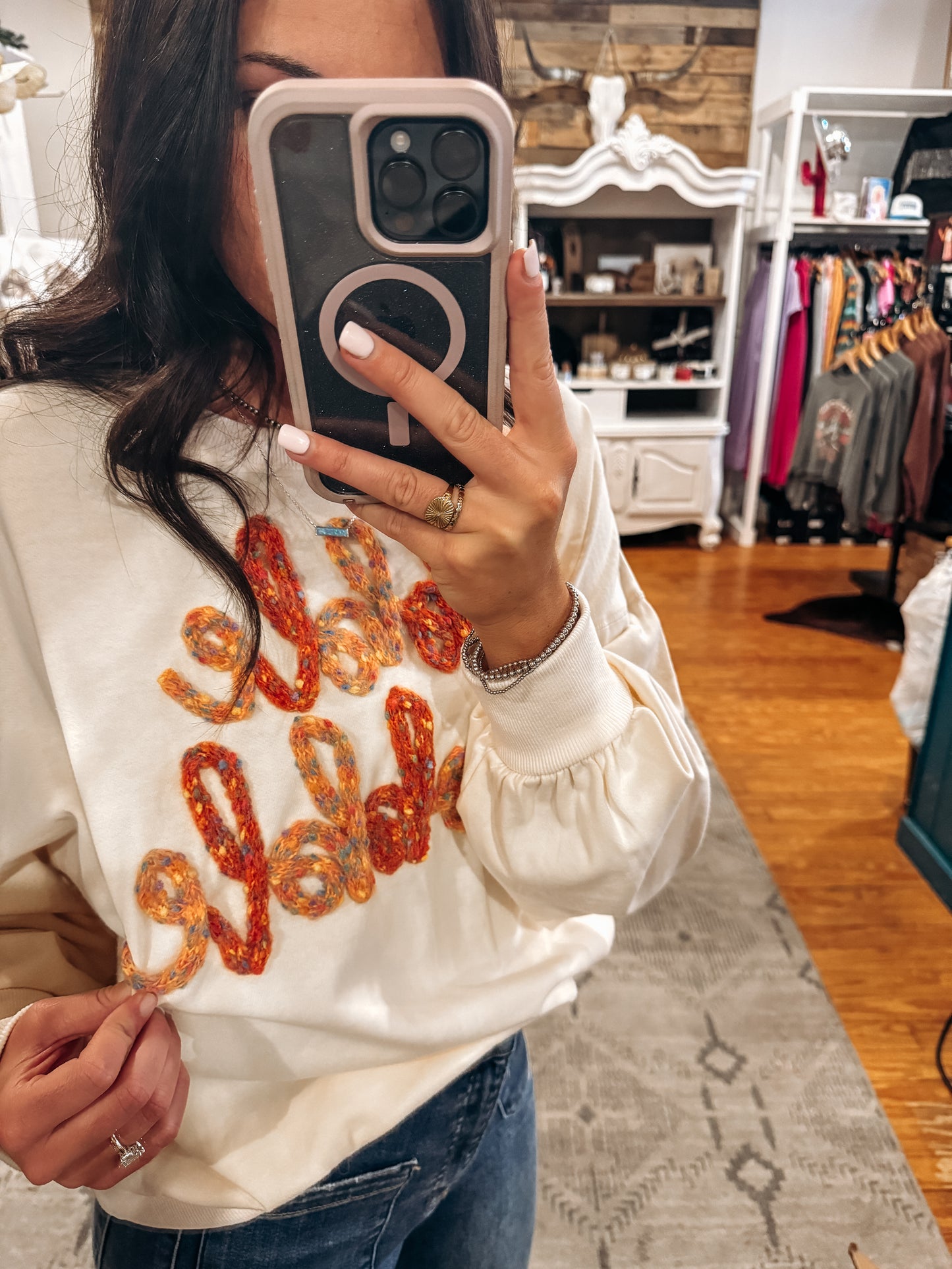 Pom Pom Gobble Sweatshirt