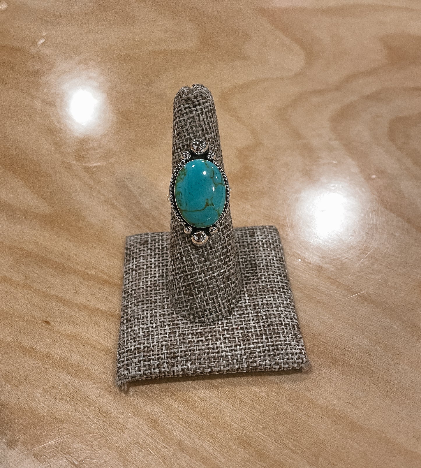 Kylee Turquoise Adjustable Ring