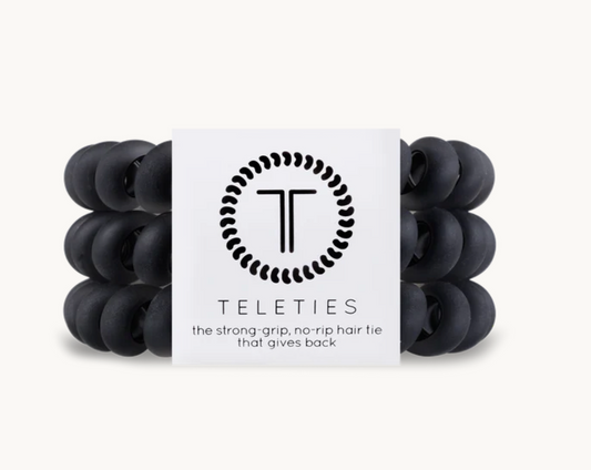 Teleties Matte Black Small