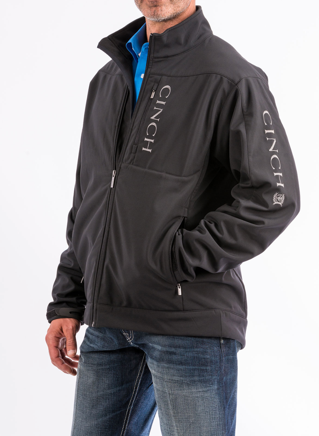 Cinch Black Soft Shell Jacket CC