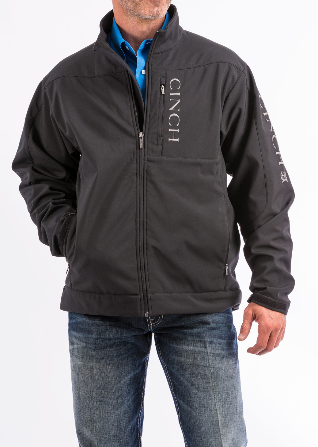 Cinch Black Soft Shell Jacket CC