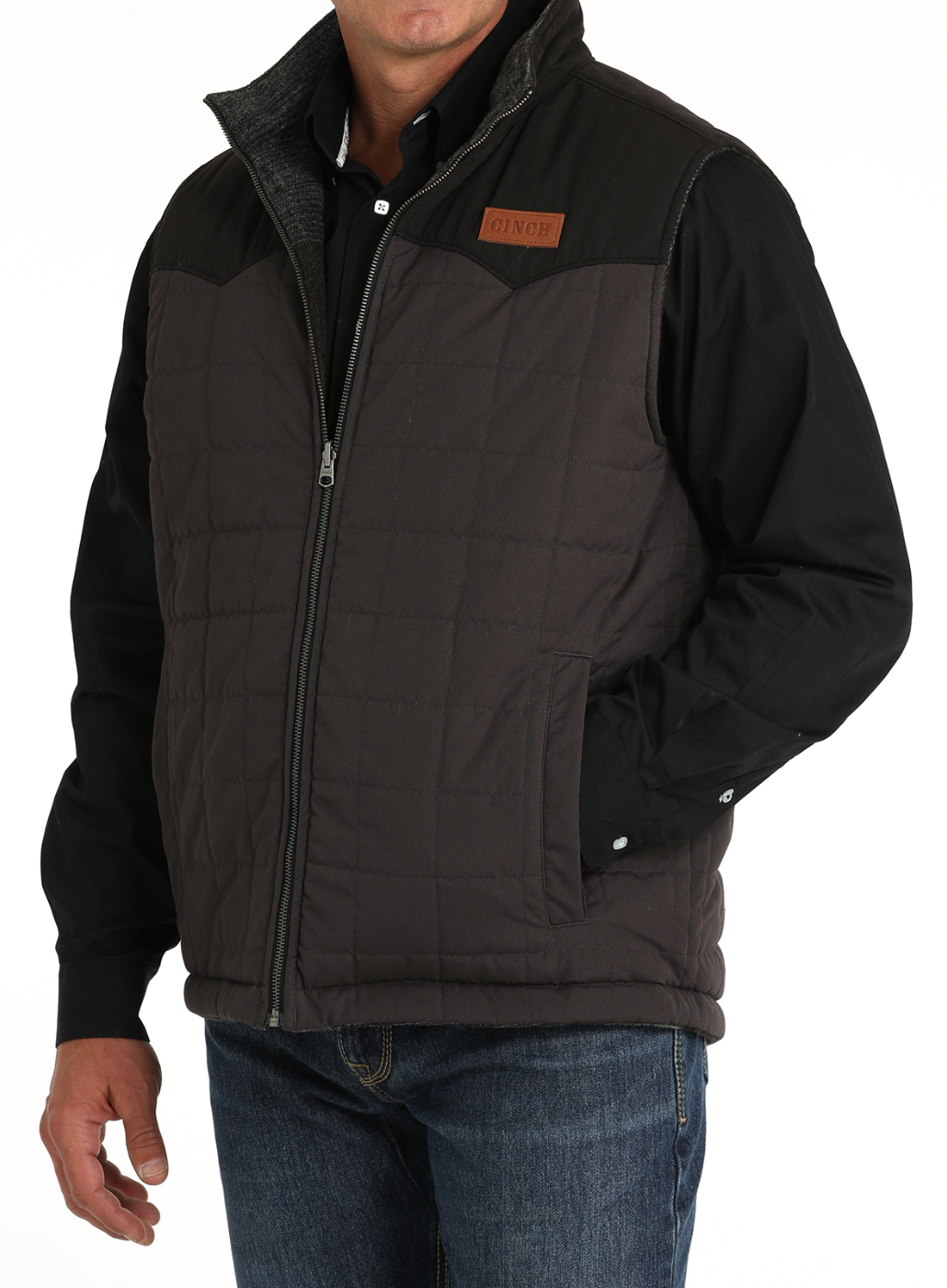 Cinch Charcoal Reversible Vest