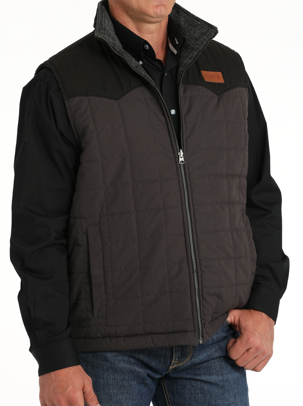 Cinch Charcoal Reversible Vest