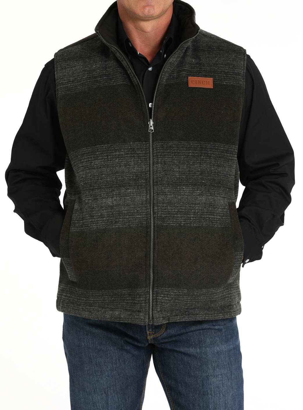 Cinch Charcoal Reversible Vest