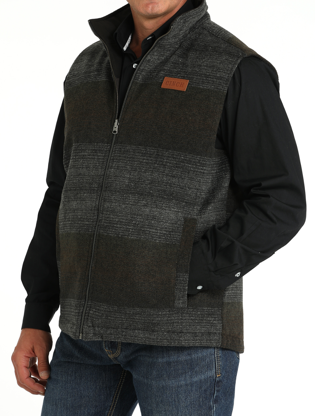 Cinch Charcoal Reversible Vest