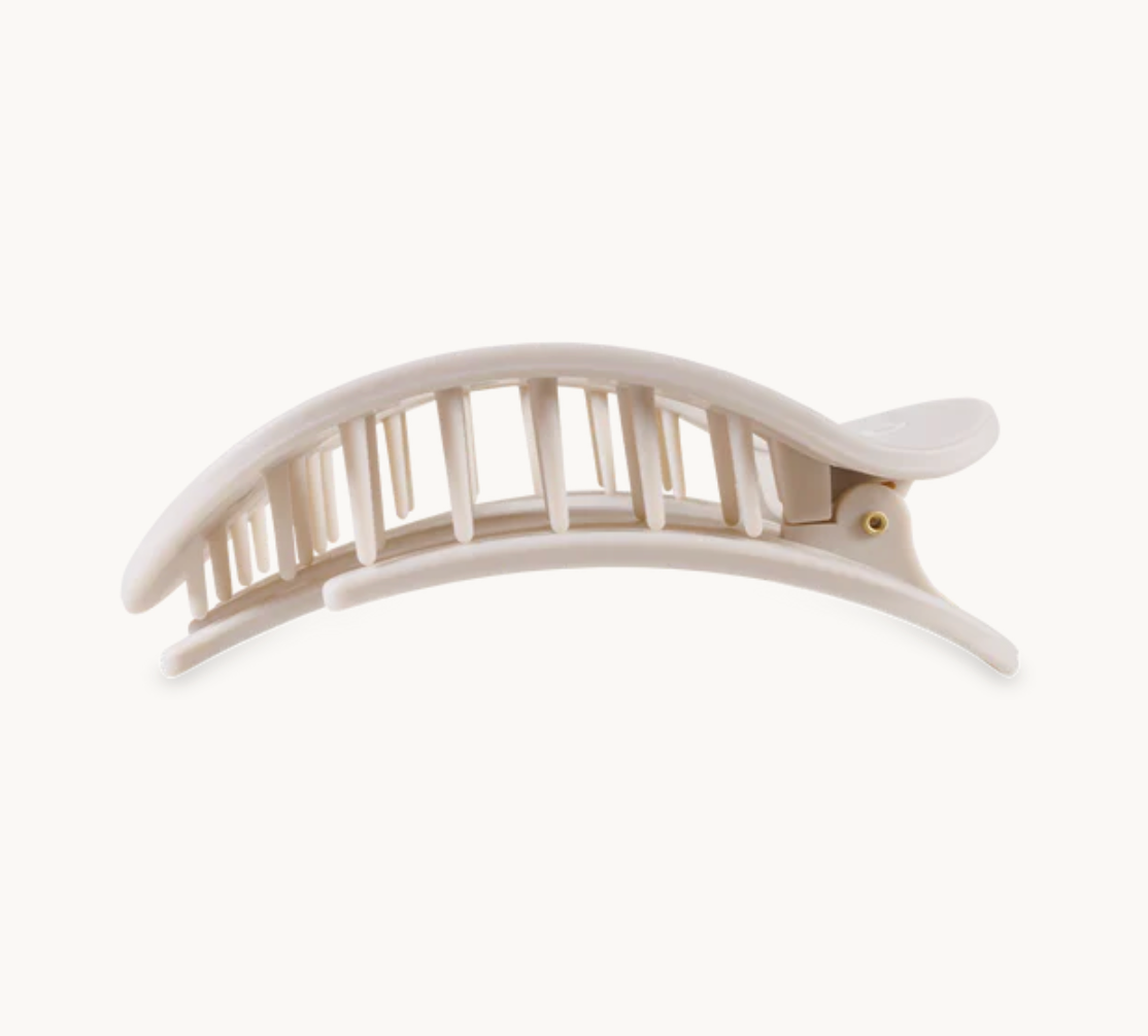 Teleties Toasted Small Flat Round Hair Clip