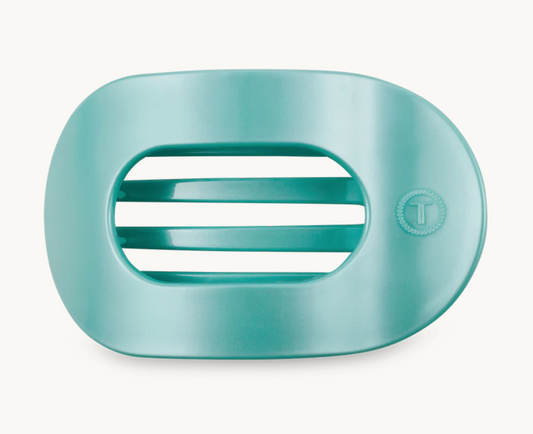 Teleties Totally Turquoise Med Flat Round