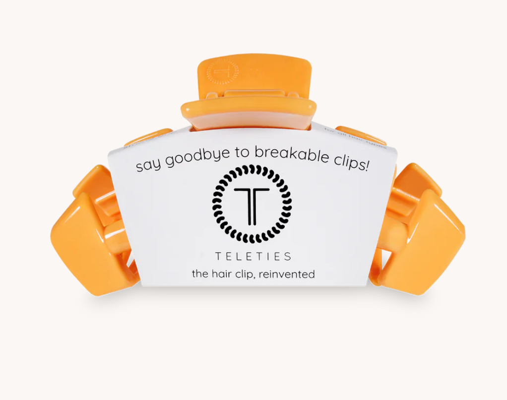 Teleties Classic Mango Tiny Claw Clip
