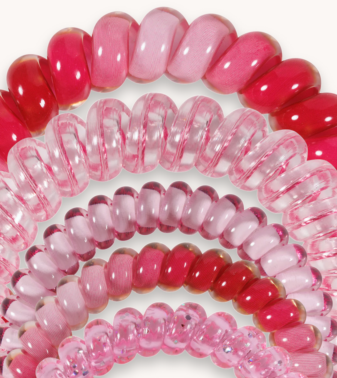 Teleties Blushing Mixed Hair Ties