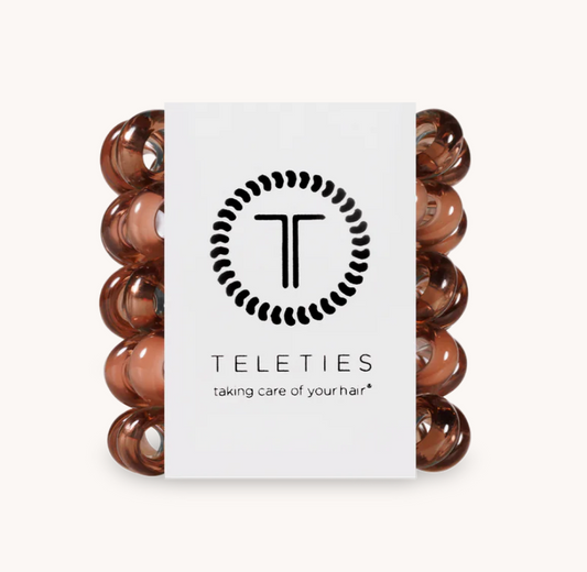 Teleties Mocha Mousse Tiny Hair Ties
