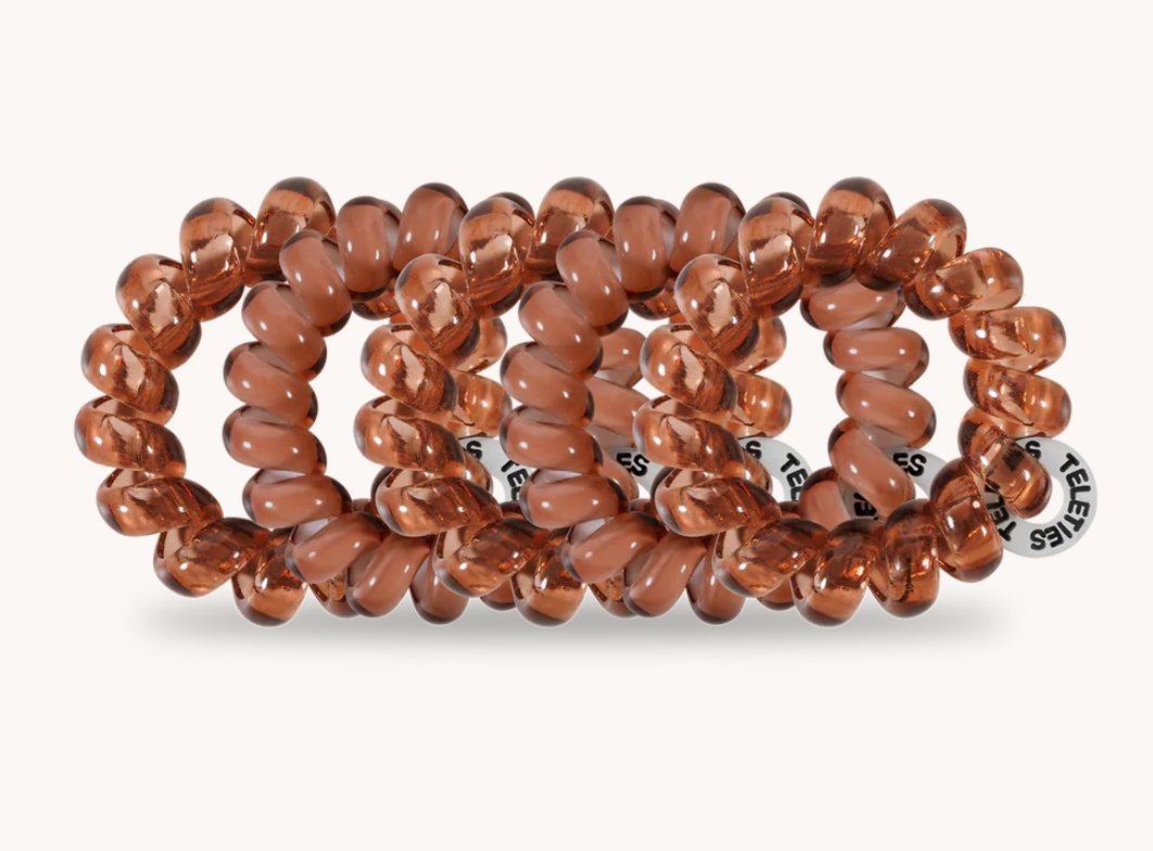 Teleties Mocha Mousse Tiny Hair Ties
