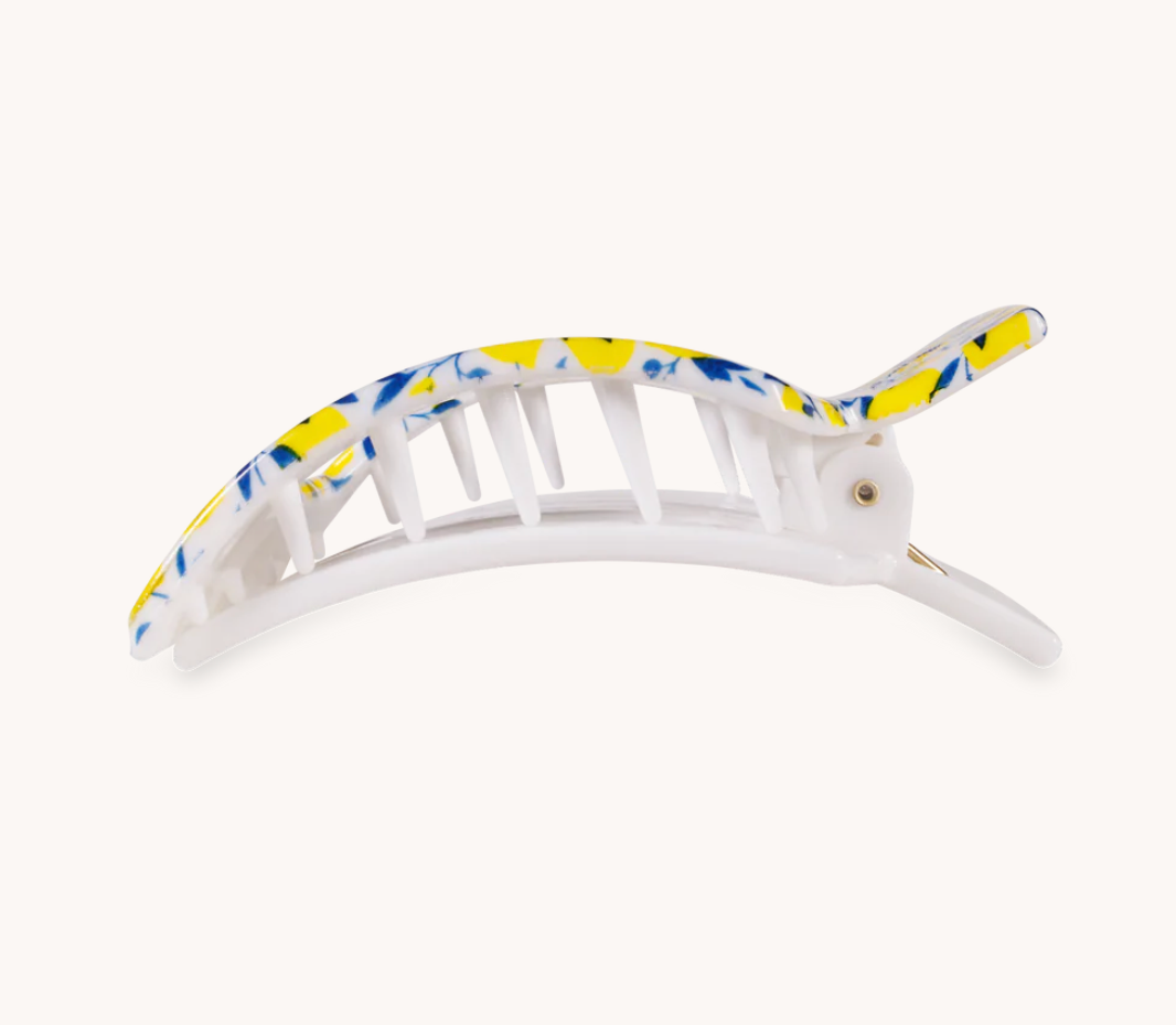 Teleties Limoncello Small Flat Square Clip