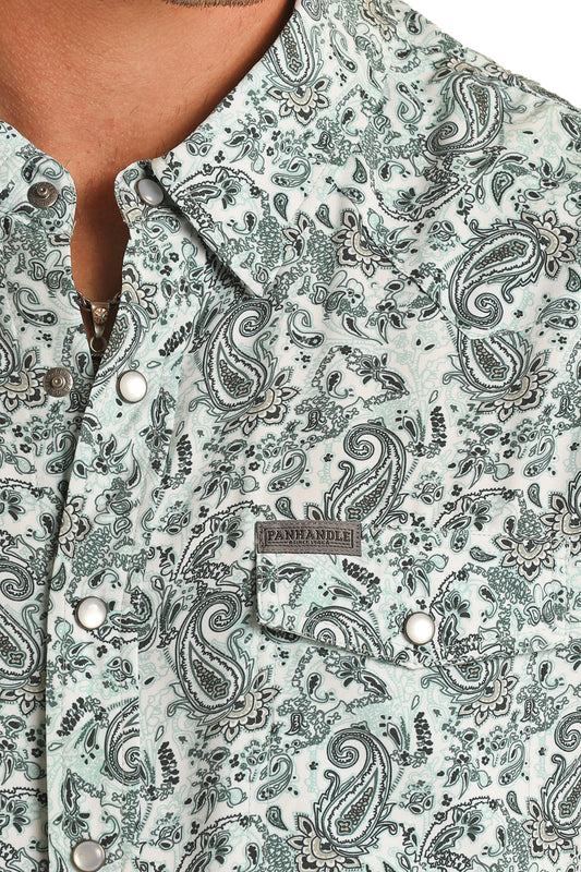 Panhandle Performance Paisley Pearl Snap
