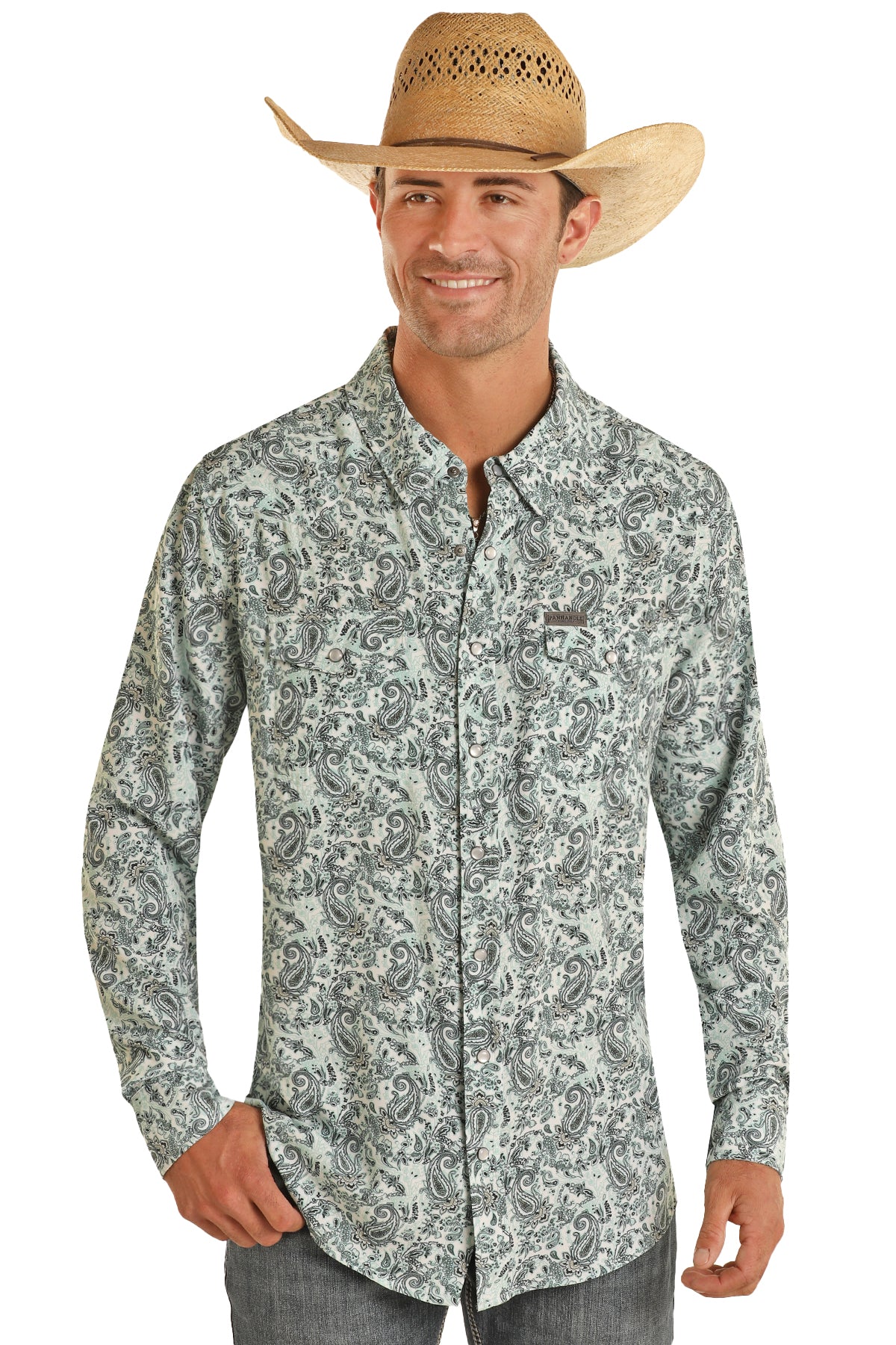 Panhandle Performance Paisley Pearl Snap