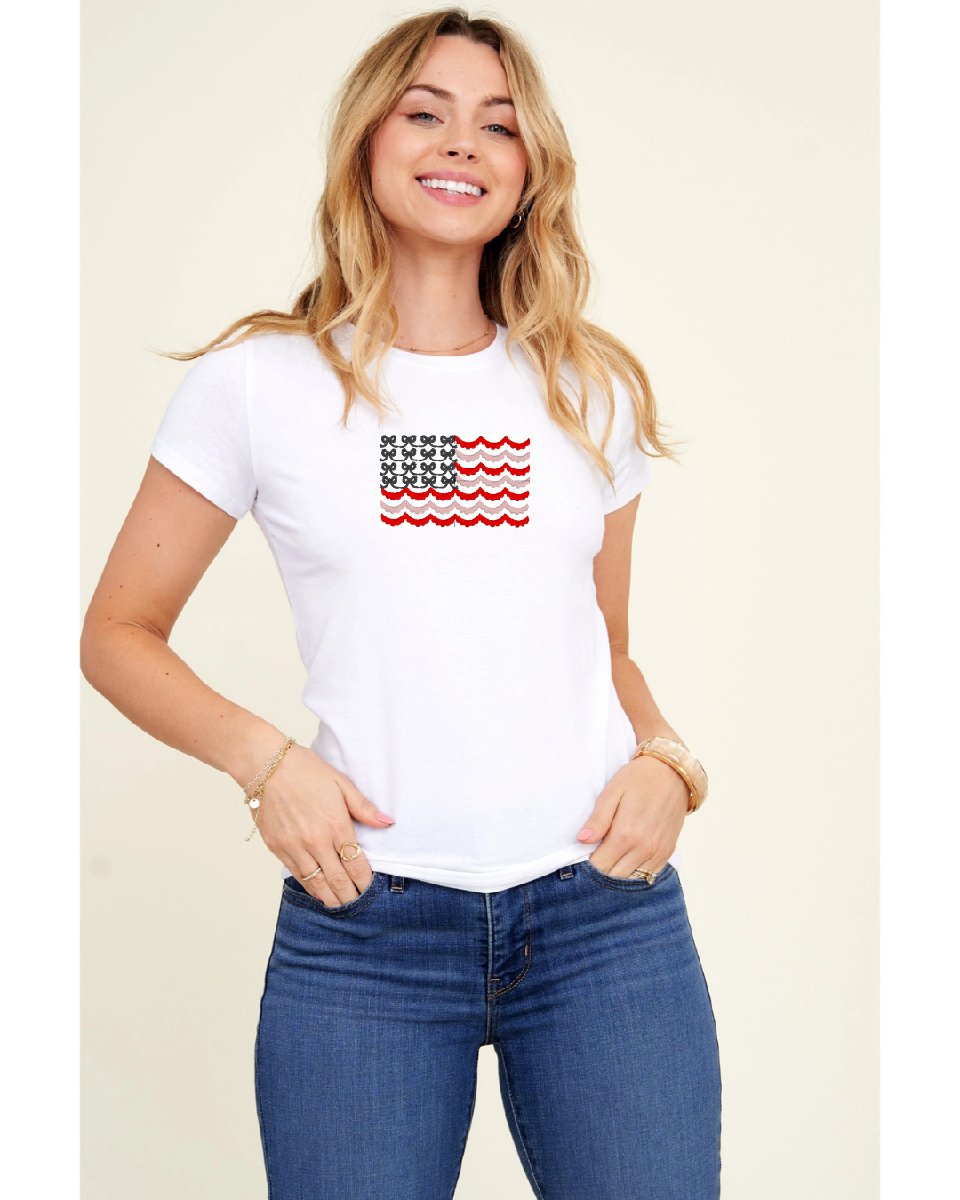 America Flag Custom Tees