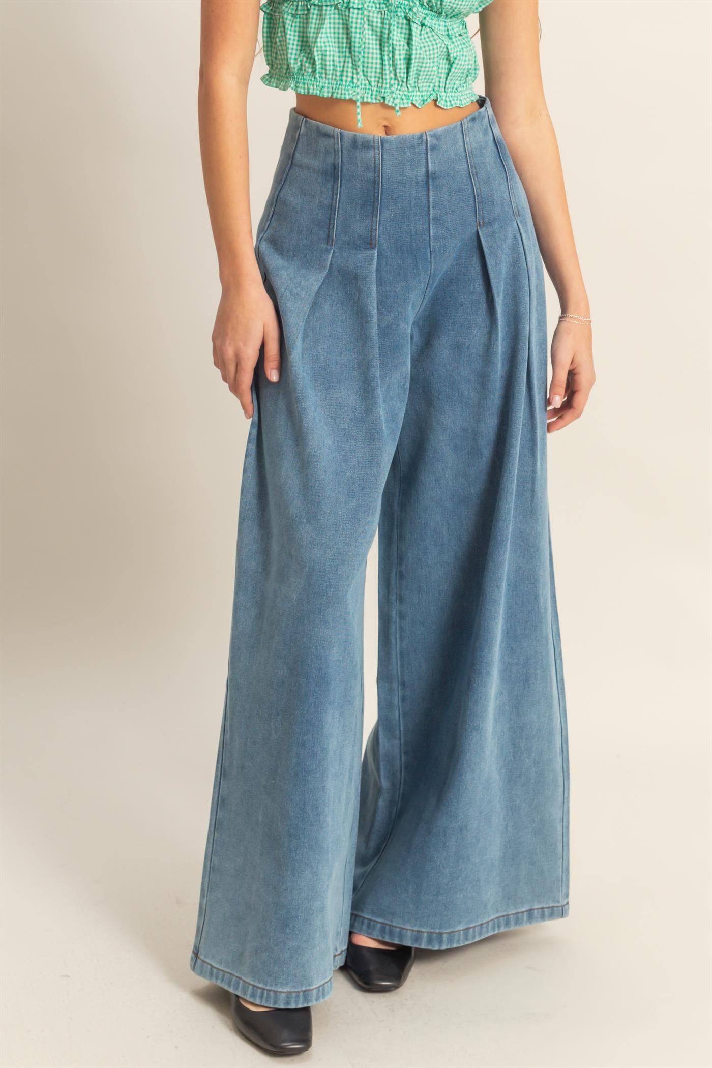 Lainey Wide Leg Denim