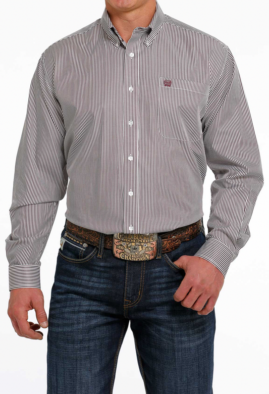 Cinch Purple Tencel Button Down